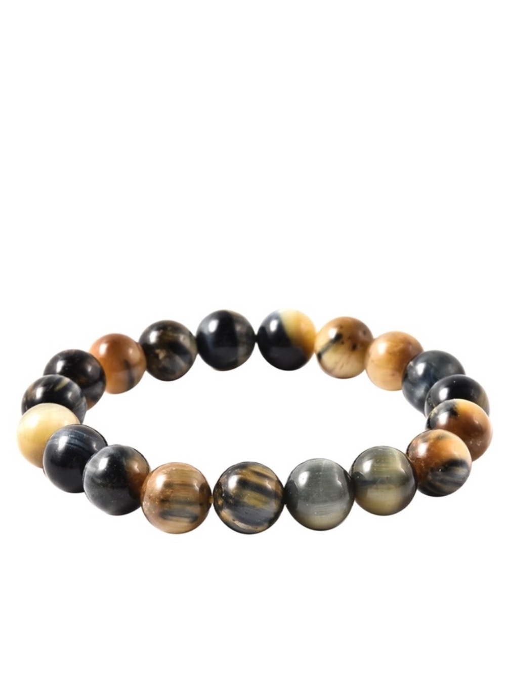 Bi-Color Tiger’s Eye Stretch Bracelet